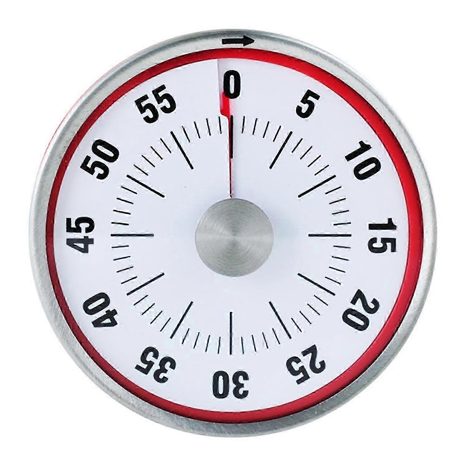 Large Dial Design Precise Timing Stainless Steel Magnet Cooking Timer for Home
