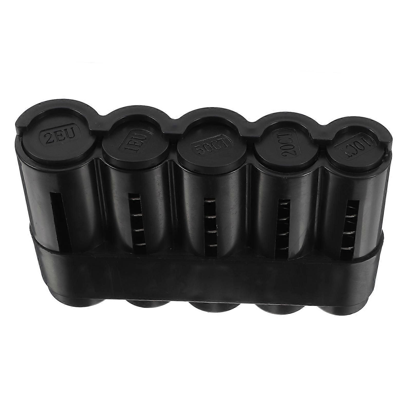 Coin Collection Supplies Coin Case Rectangular Plastic Spring Mechanism Travel Coin Collectors 1Pack