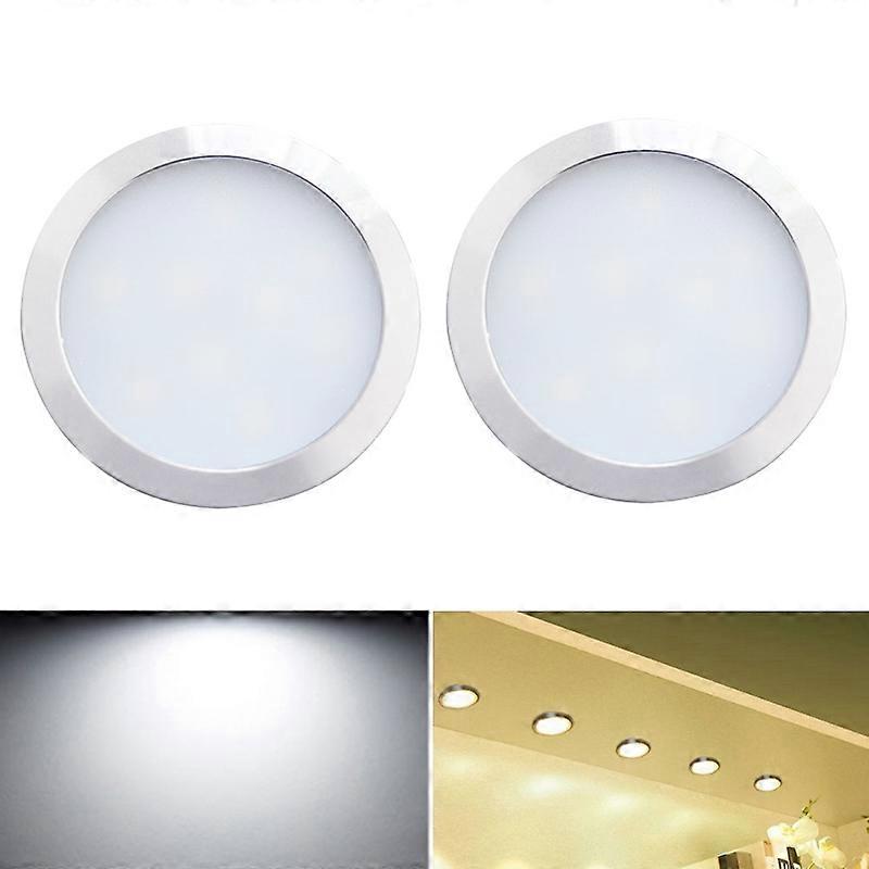 2 PCS 2W DC12V 18LED Cabinet Lights Showcase Lights,Spec: 2510 Terminal -Bottom Outlet 2510 Terminal -Bottom Outlet