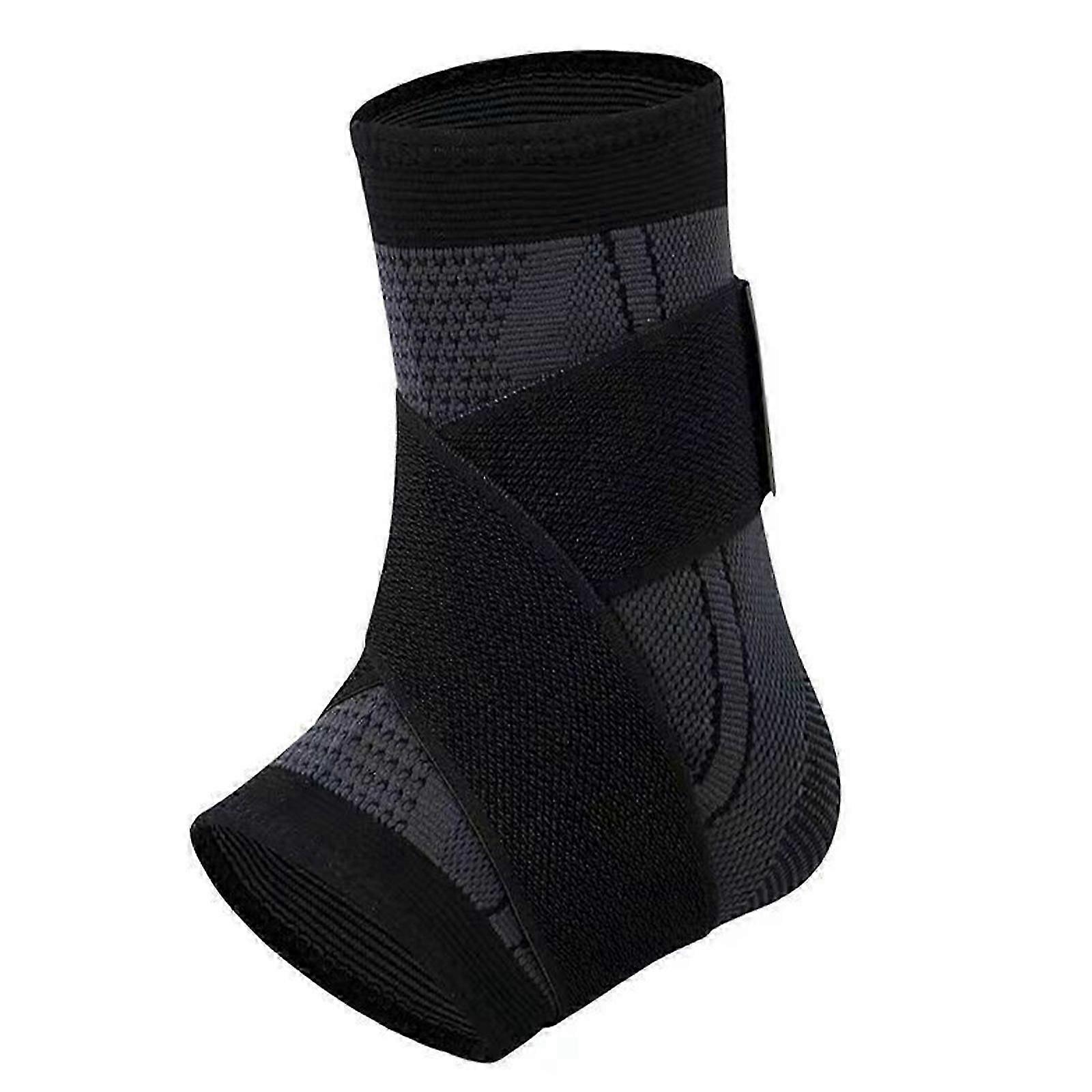 Adjustable Compression Ankle Support Brace, Ankle Sprain Support Brace, Plantar Fasciitis Brace for Achilles Tendonitis Recovery