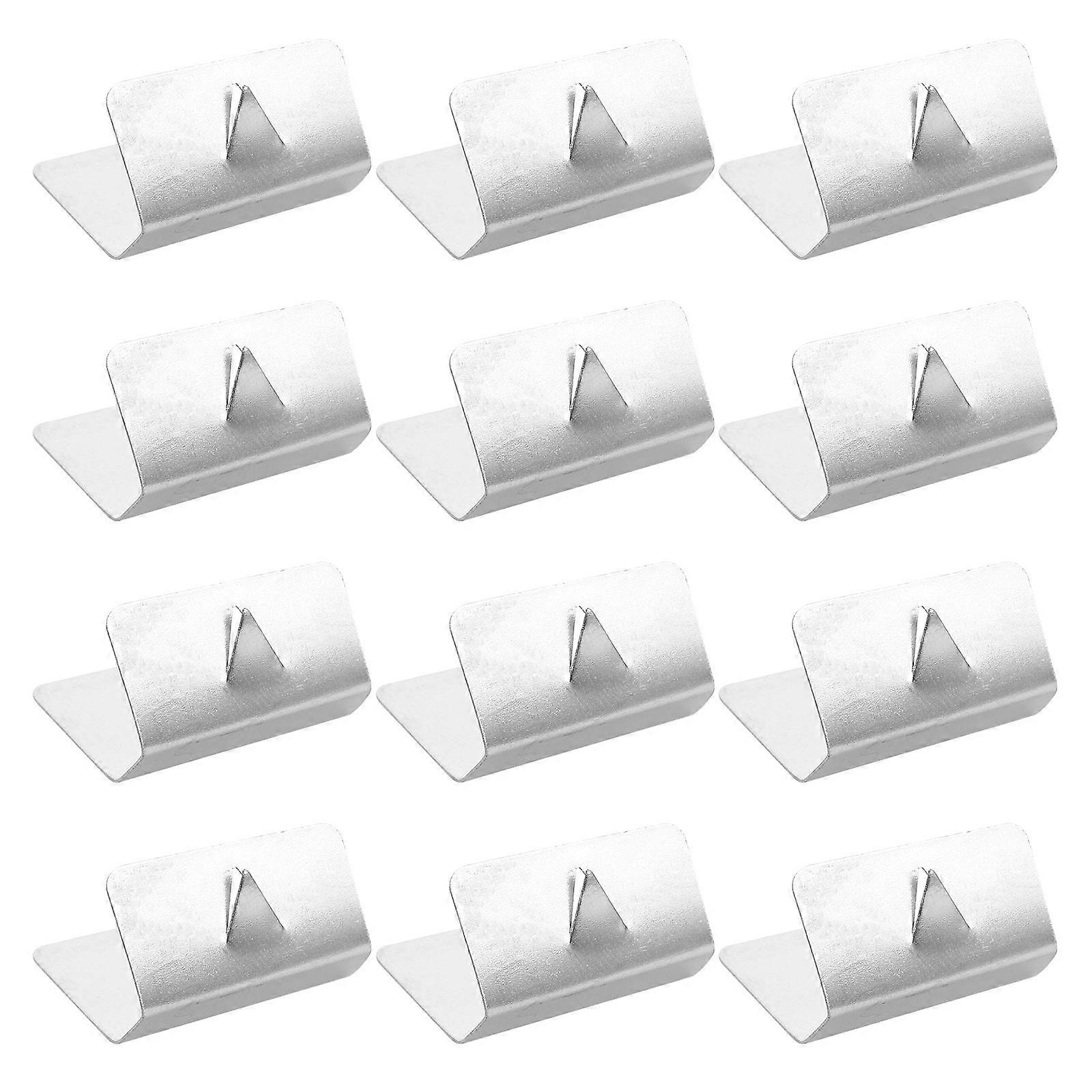 12pcs Car Wind Deflector Clips Rain Deflector Clips Rain Gutter Clips Wind Channel Retaining Clips