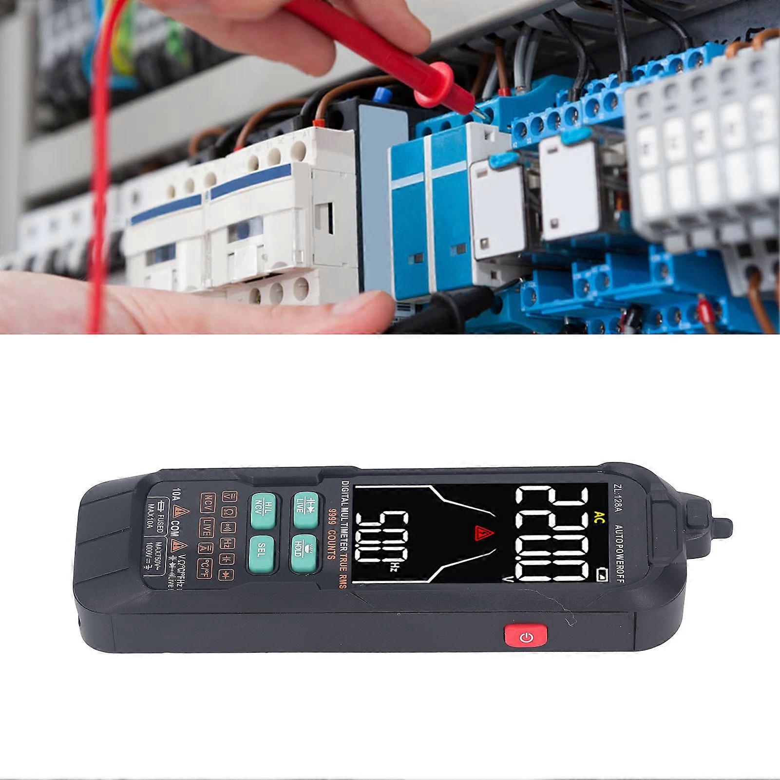 Digital Multimeter 0‑1000V Accurate Measures Resistance Continuity Capacitance Diode Voltmeter Multi Tester