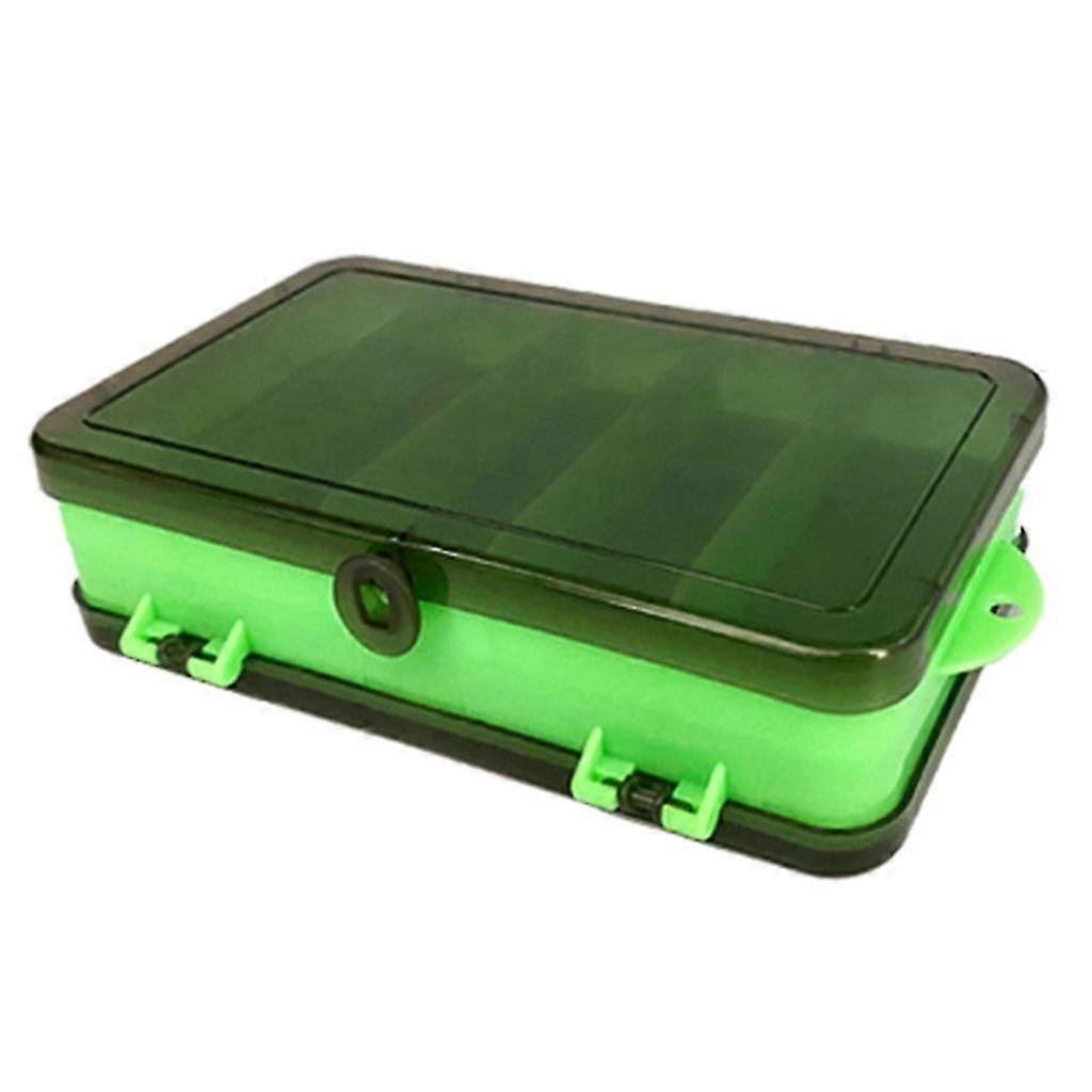 Fishing Lure Box Multifunction Double Sided Fly Lures Container Storage Case