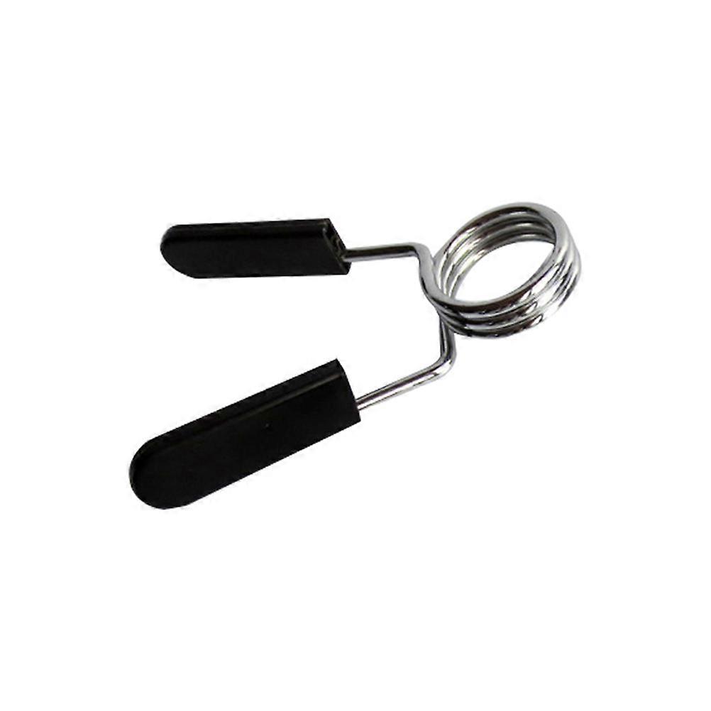 Gym Clips Barbell Accessories Spring Clip Collars for Barbell Cross Fit Weightlifting 1 Pair