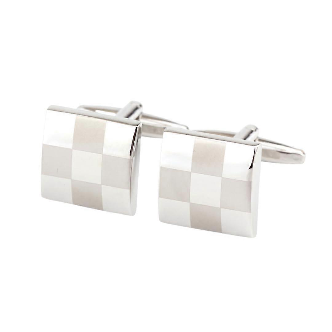 Men's Cufflinks 1 Pair of Square Pattern Cufflinks Cufflinks for Men