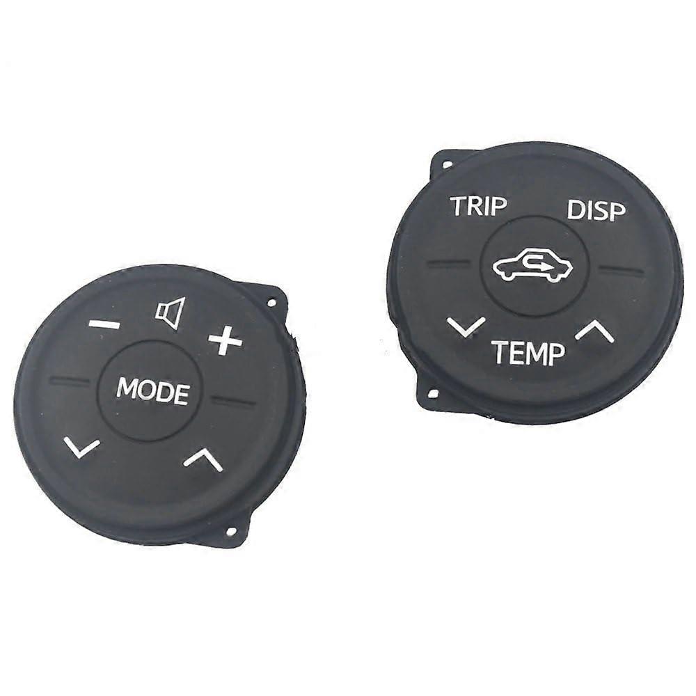 Multifunctional Steering Wheel Button Compatible with Toyota for Prius 30 2009 2010 2011 2012 2013 2Piece Steering Wheel Switch Control Button