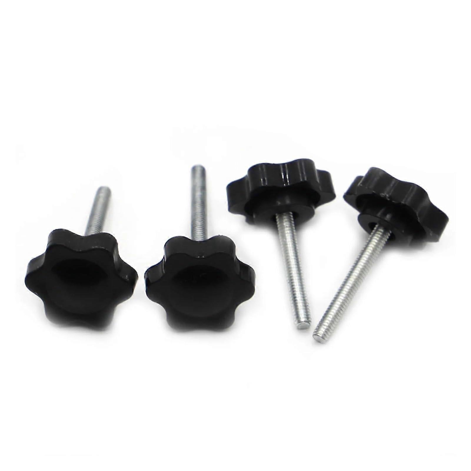 M4 M5 M6 M8 M10 M12 Plastic Handle Screw Plum Hand Turn Star Knob Nuts 16mm Size M10 Pack of 2