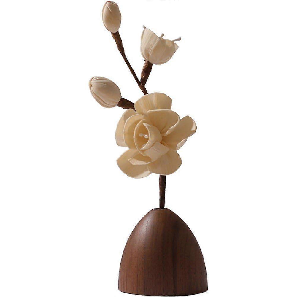 Blumenduftdiffusor Aromatherapy Magnolia Flower Essential Oil Reed Diffuser Sticks for Home Bathroom Office Use