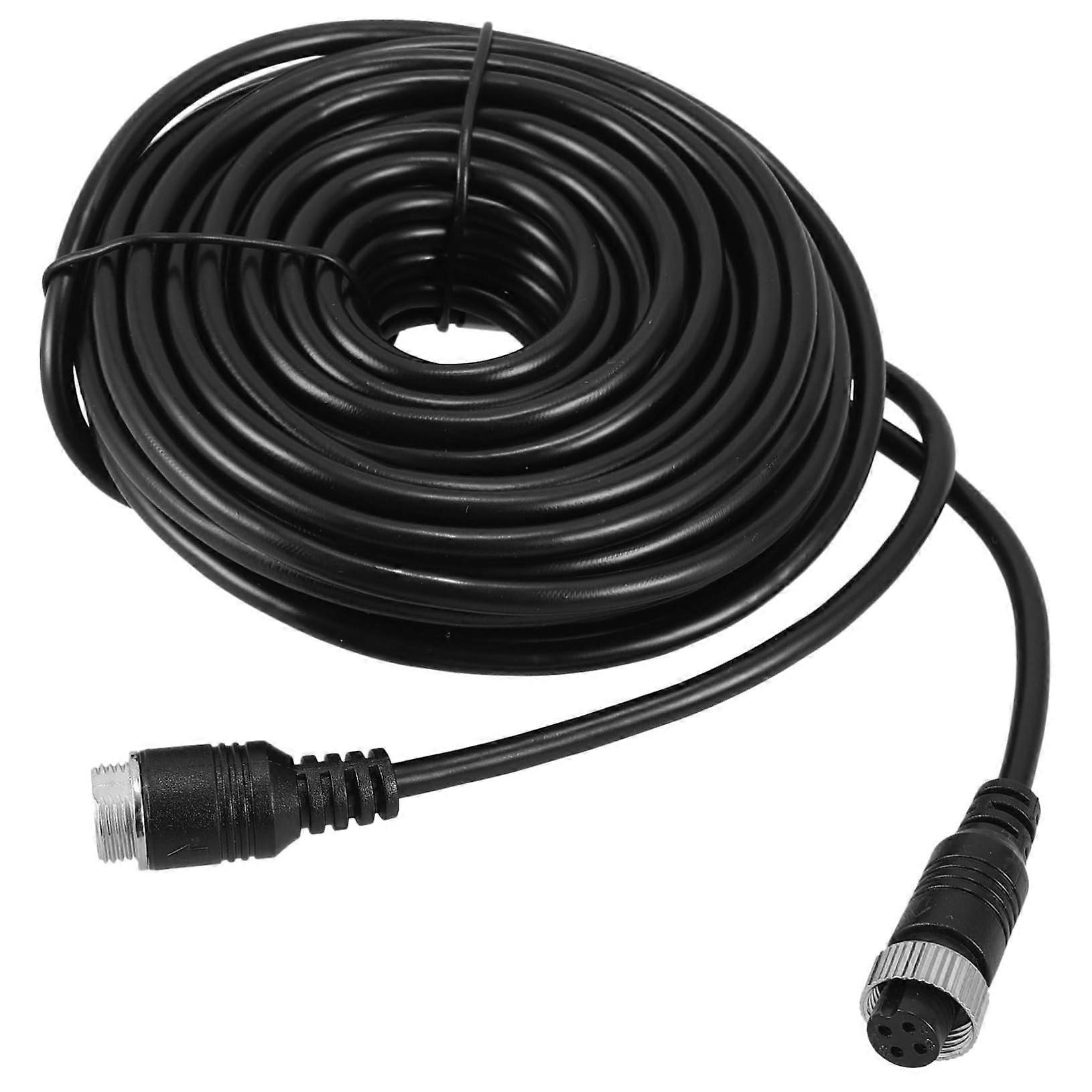 Cable for reversing camera, shielded extension cable with double shielding for HD image transmission in cars, trucks, and SUVs.