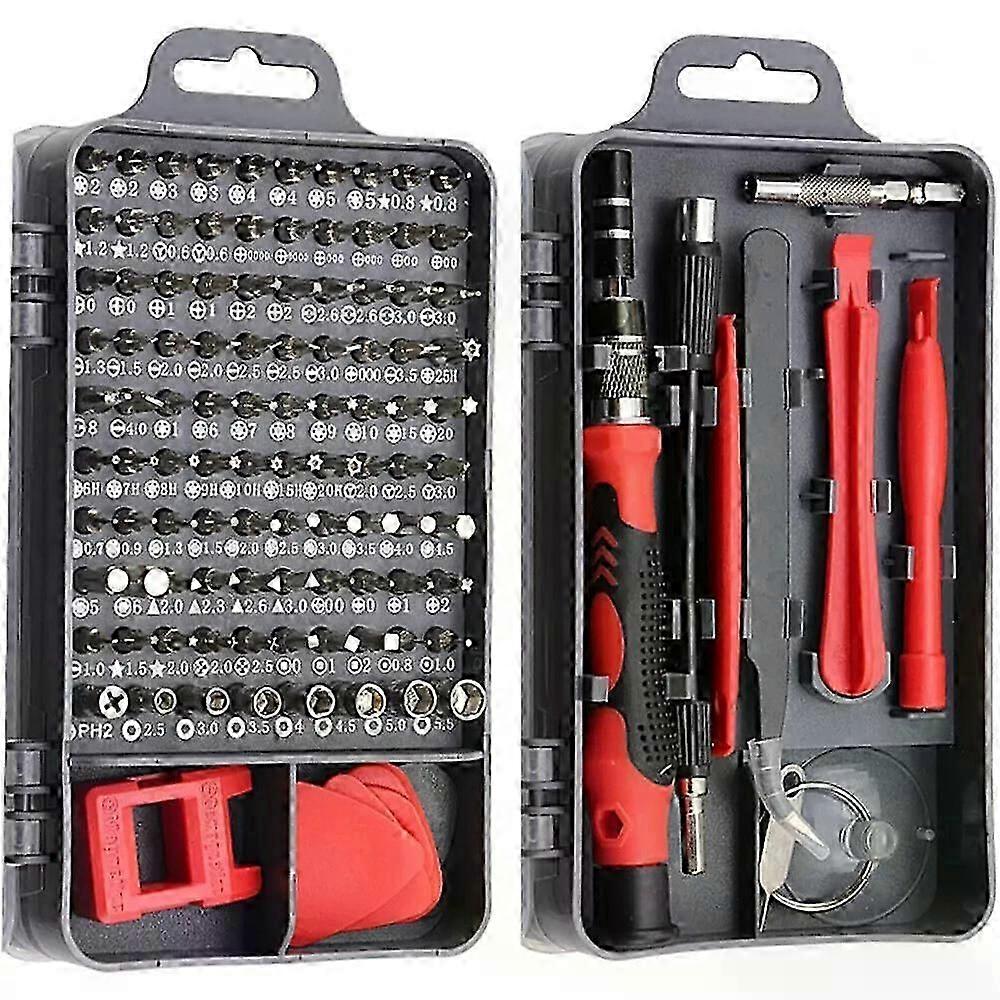 115 in 1 Precision Mechanic Screwdriver Set For PC Mobile Phone Glasses Watch Tool EN