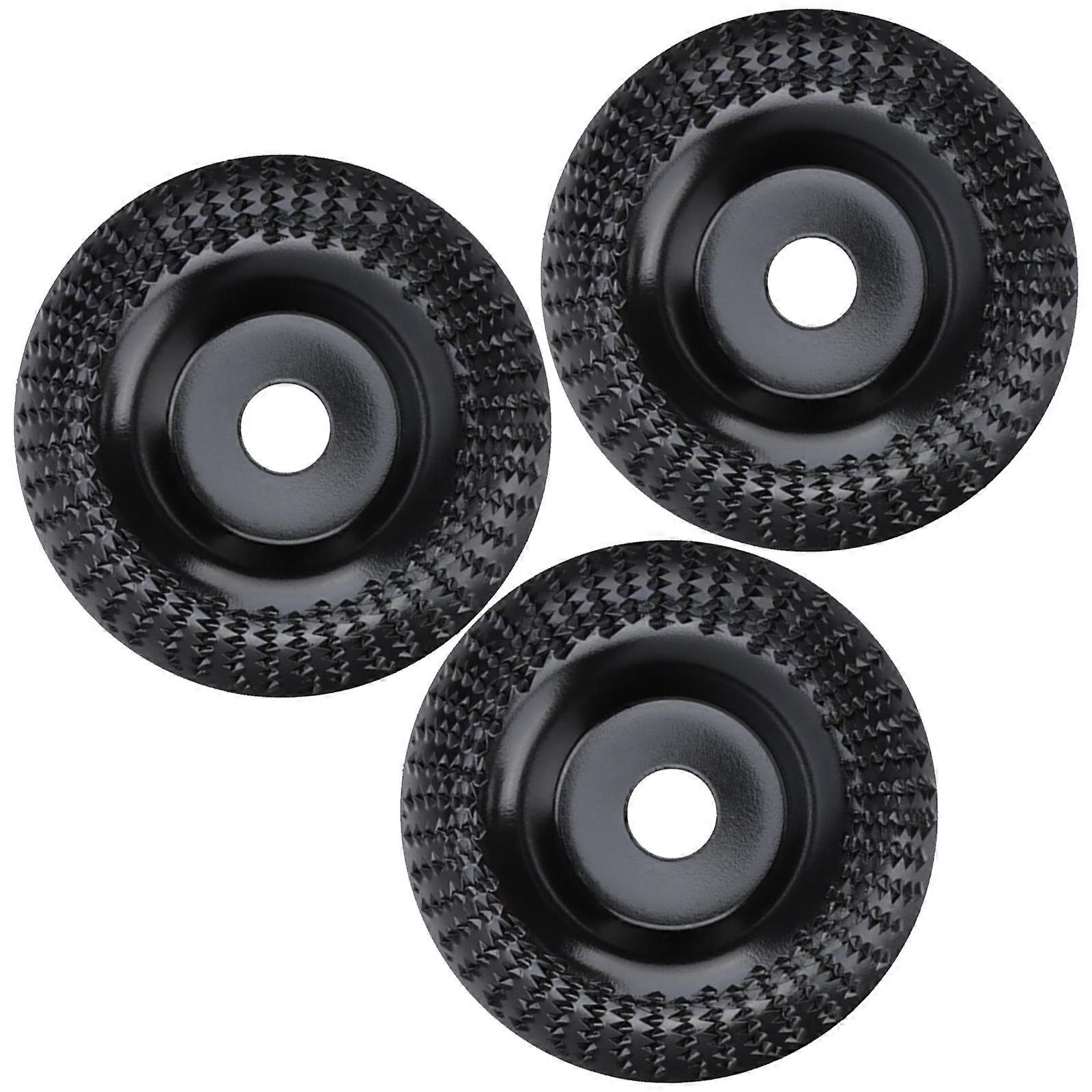 3Pcs Wood Grinding Polishing Wheel Rotary Disc Set Angle Grinder Wood Carving Sanding Wood Tool Abrasive Disc Tool Multicolor