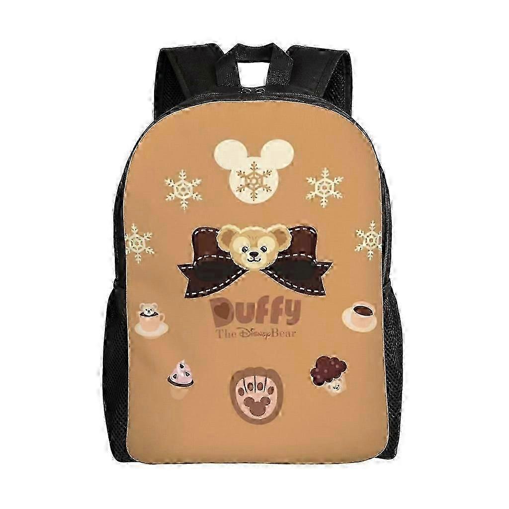 Duffy Versatile Backpack Washable casual style School Student Backpack Trendy Oxford Cloth Computer Bag
