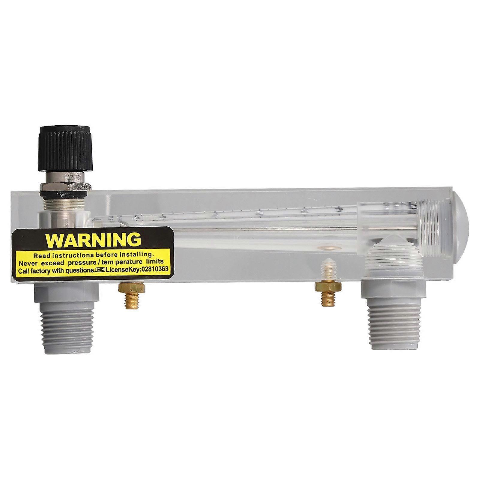 Panel Flowmeter Adjustment Large Measurement Range High Accuracy Transparent Acrylic Water Liquid Flow Meter