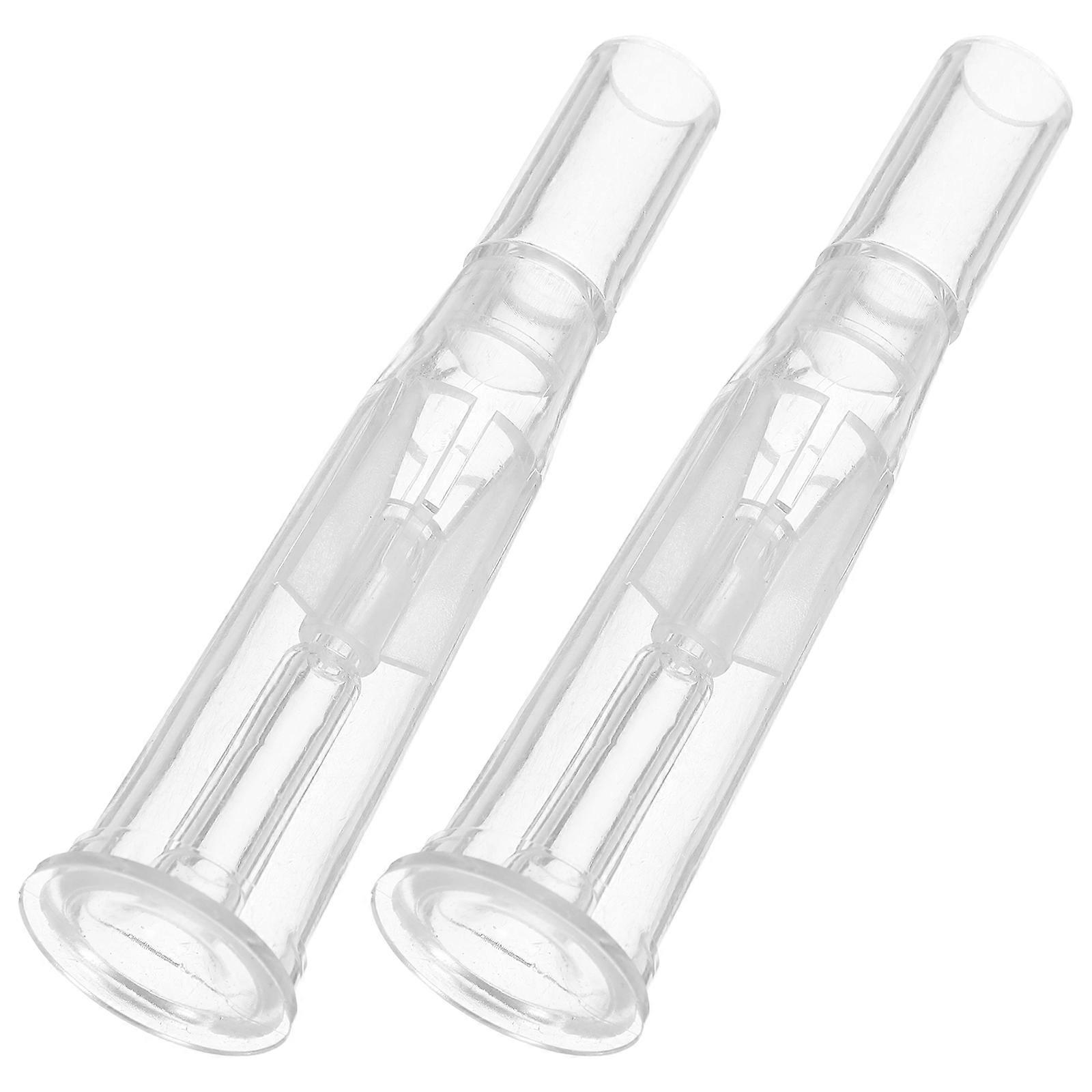 2pcs Plastic Mushroom Fountain Head Sprinkler Pond Spray Nozzle Water Spout