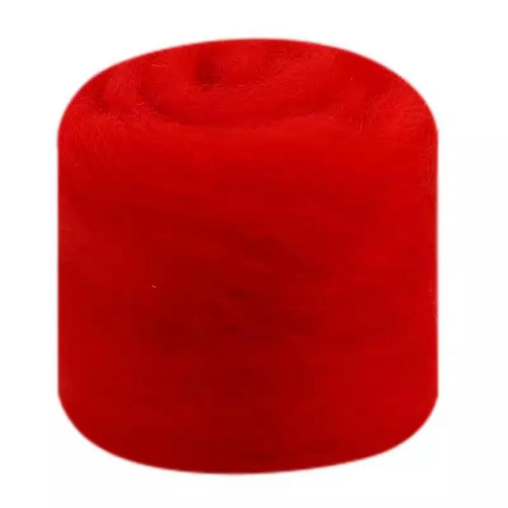 Needle Felting Wool Fiber Felt Fabric Felt Craft Toy Felting Wool Handmade Felting Craft Merino Wool Roving Red Pink 6 100g