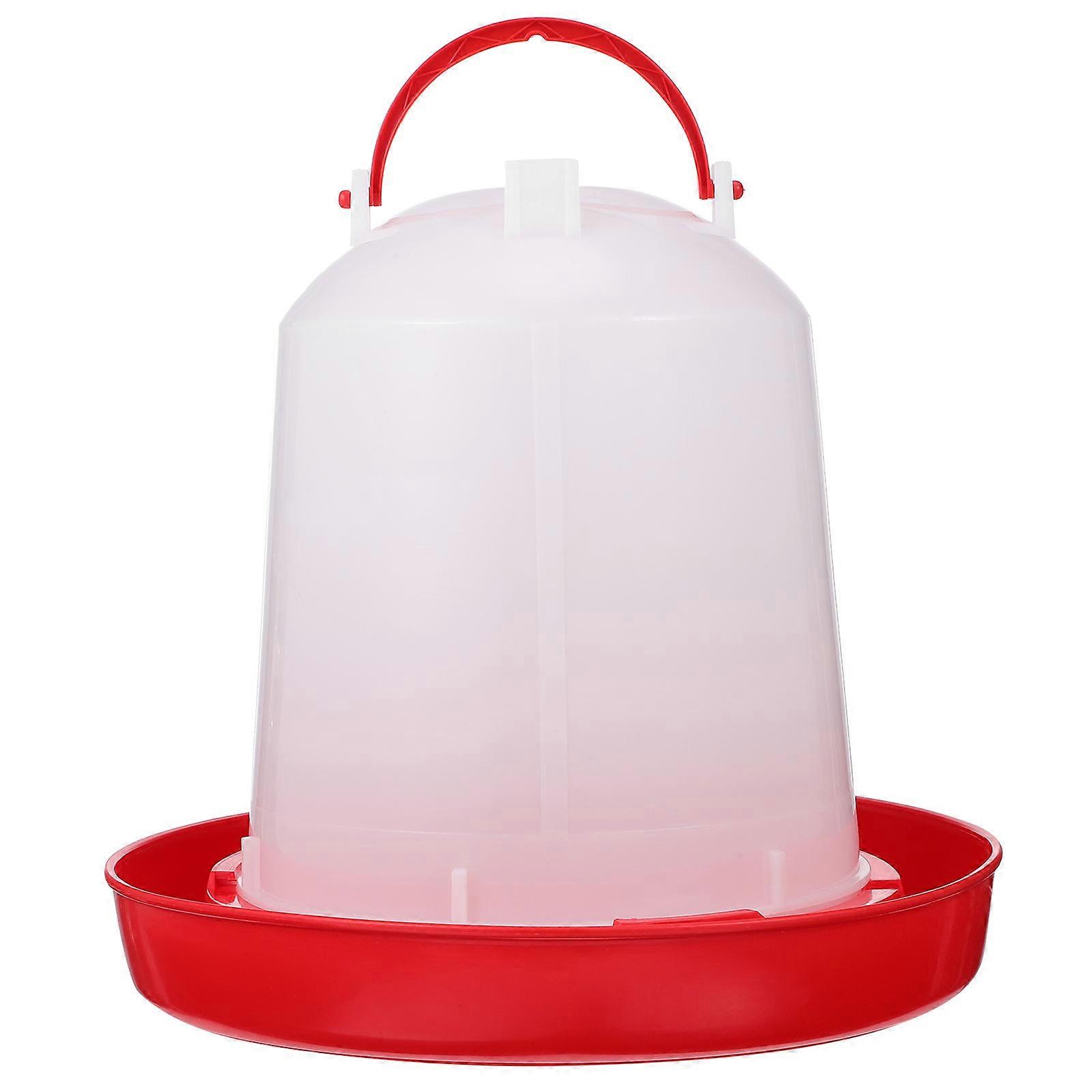 Chicken Waterer Automatic Refill Poultry Drinker Durable and Crack Resistant Design for Home Use and Farm Use 1Pcs