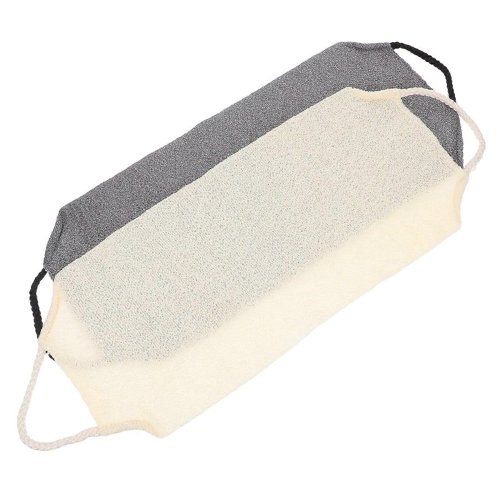 Body Scrubber Textured Material for Public Bathhouses Elastic Stretch Design 45.00X20.00X0.50cm 2Pcs