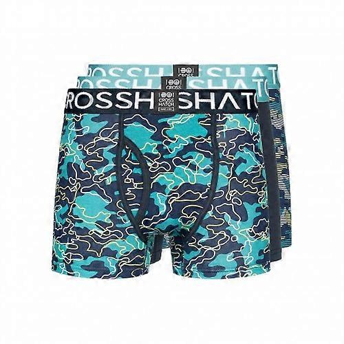 Crosshatch Mens Linamo MVE Open Fly Boxer Shorts (Pack of 3)