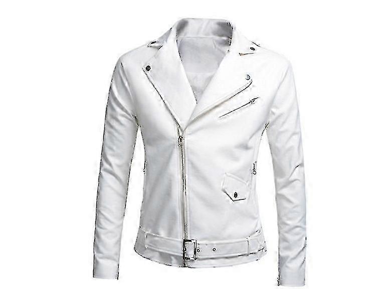 Globa Shop Biker Jacket voor heren wit