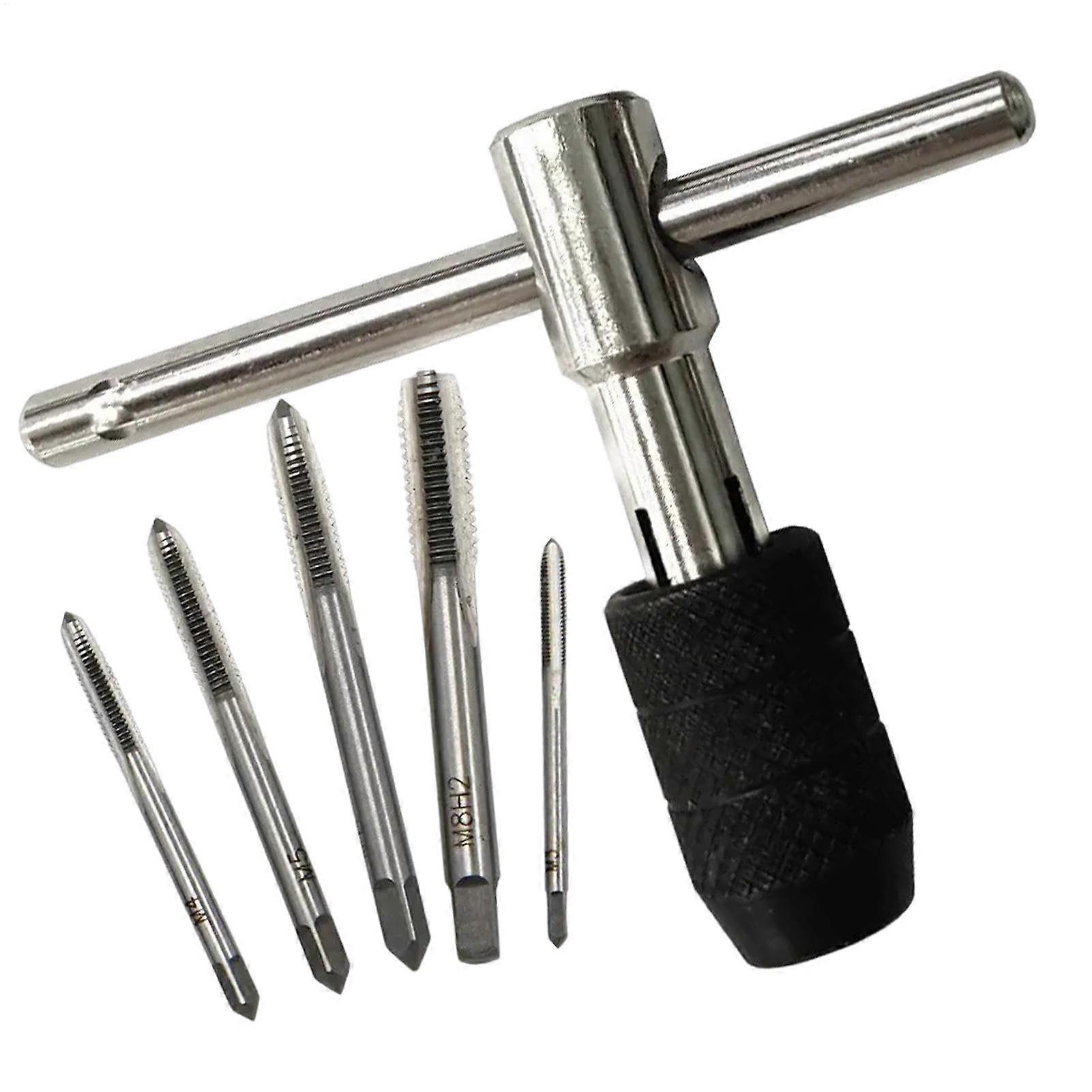 T-Griff-Schraubenschlüssel Adjustable Threading Wrench 3-6mm Precision Tool for Thread Taps Professional Quality