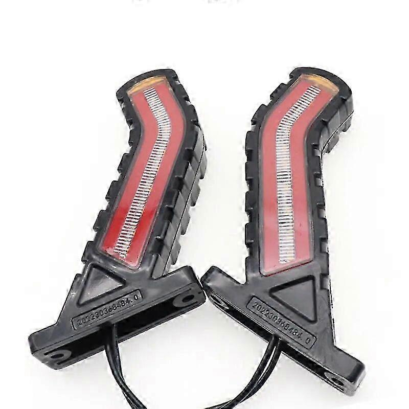 2Pcs 12V 24V Dynamic Turn Signal Indicator Side Marker Light for Vehicles