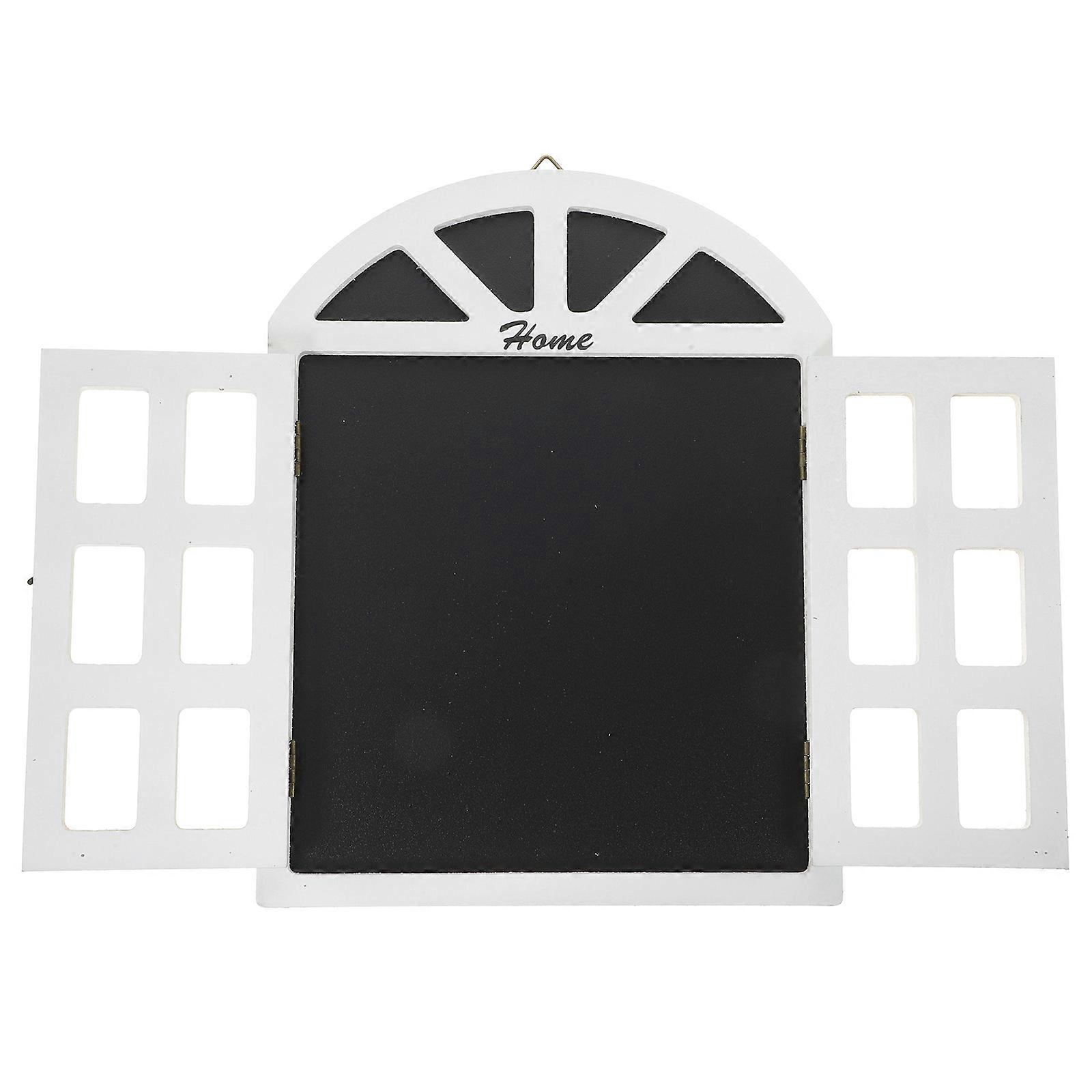 Multi-Functional Hanging Chalkboard For European Style Homeowners 33X25.5Cm Smooth Writing Surface 1Set