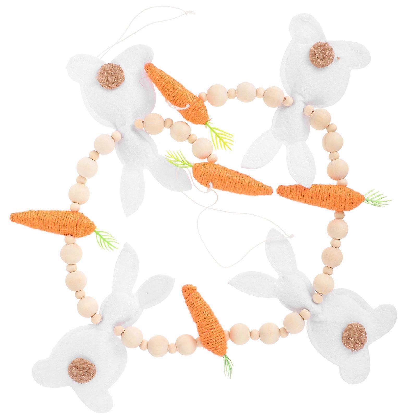 Cute Carrot Beaded Decoration For Spring Decor Enhancing Children’s Room Aesthetic With Unique Bead Design And Multi Color 1Pack