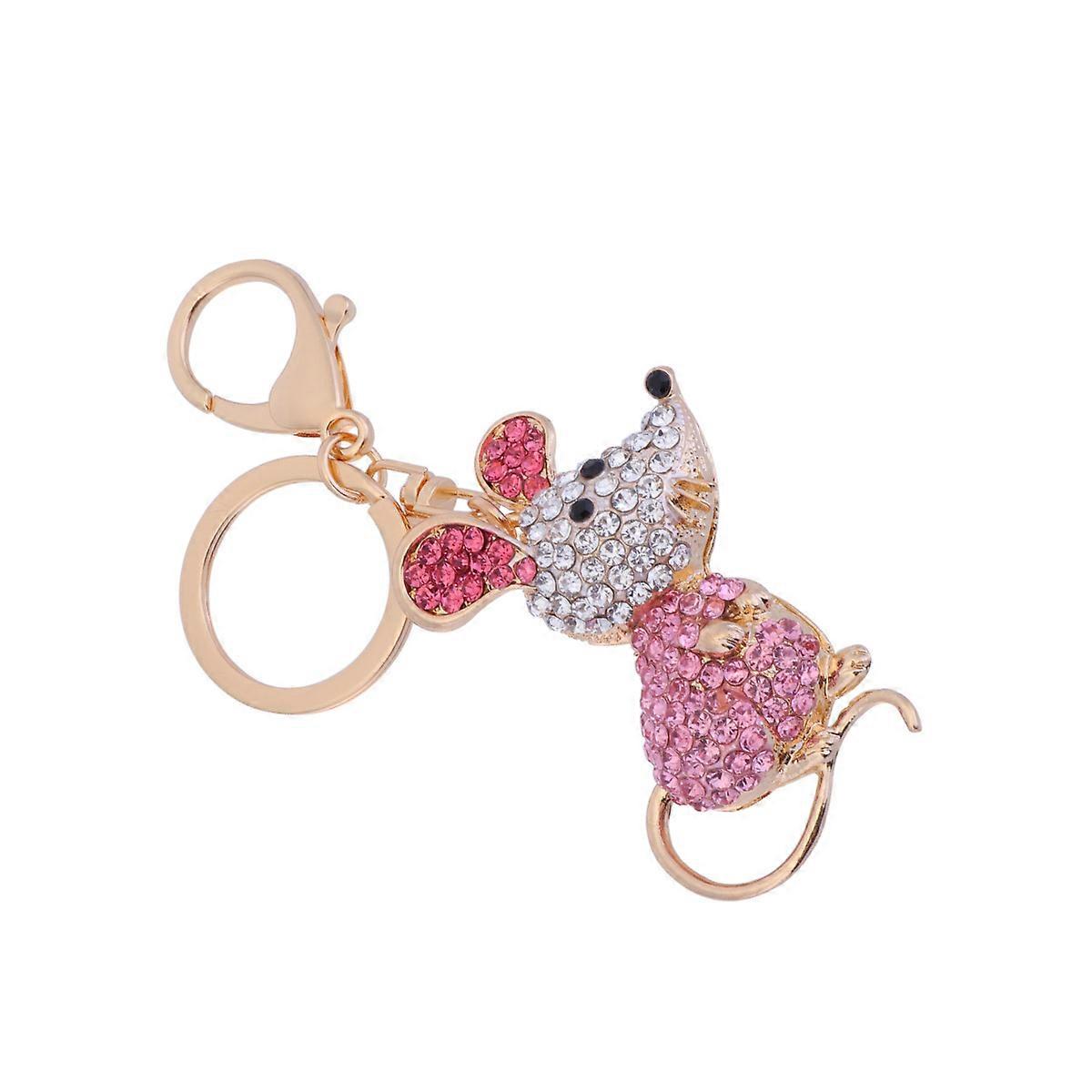 Creative Mouse Design Key Ring Made of Zinc Alloy for Decoration Perfect Multi Color 1
