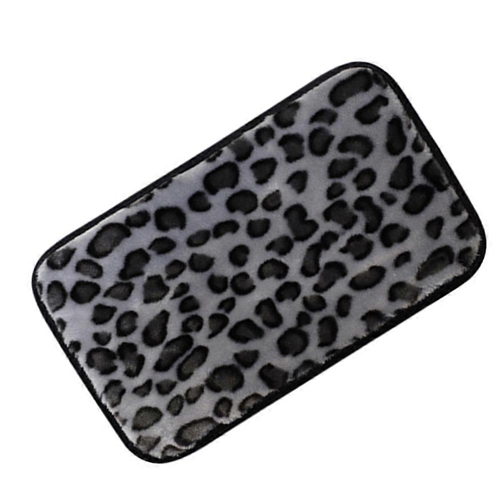 Protective Auto Center Console Cover Leopard Design For Winter Use 1Set