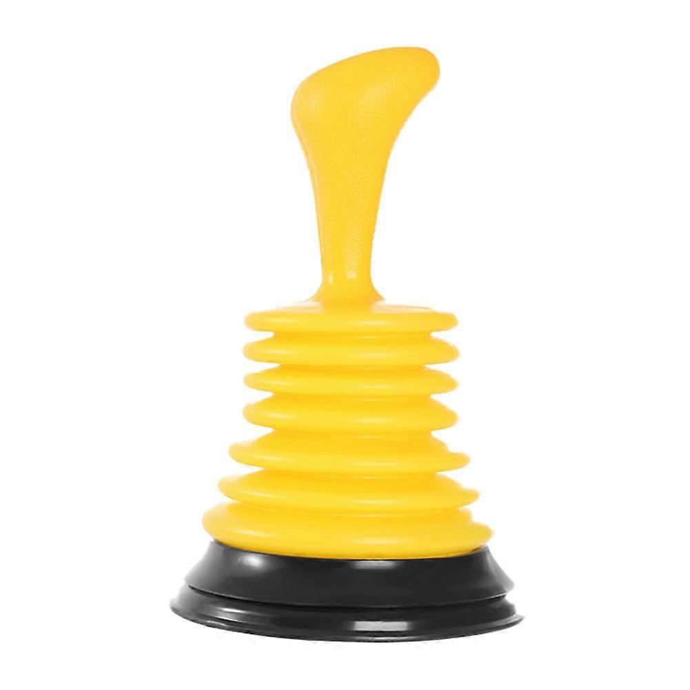 Manual Drain Plunger With Anti-Clog Piston, Mini Wave Plunger, Kitchen Shower Toilet Rubber Cup
