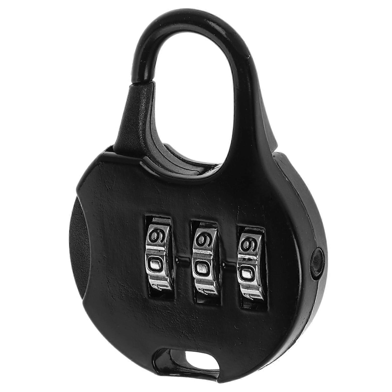 Small Password Lock Zinc Alloy 3Digit Combination Lock Portable Security Lock for Luggage Backpacks and Travel Bags Resettable Easy to Use