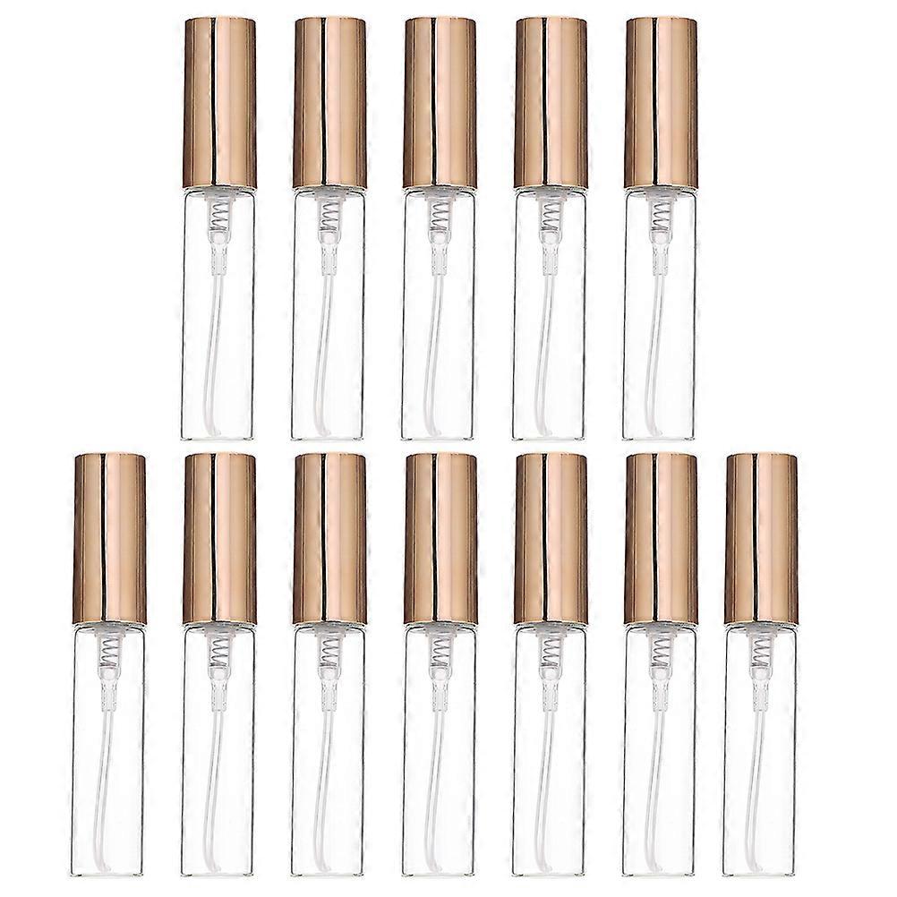 Glass Spray Perfume Bottles Refillable Fragrance Containers for Travel & Personal Use, 12pcs Set
