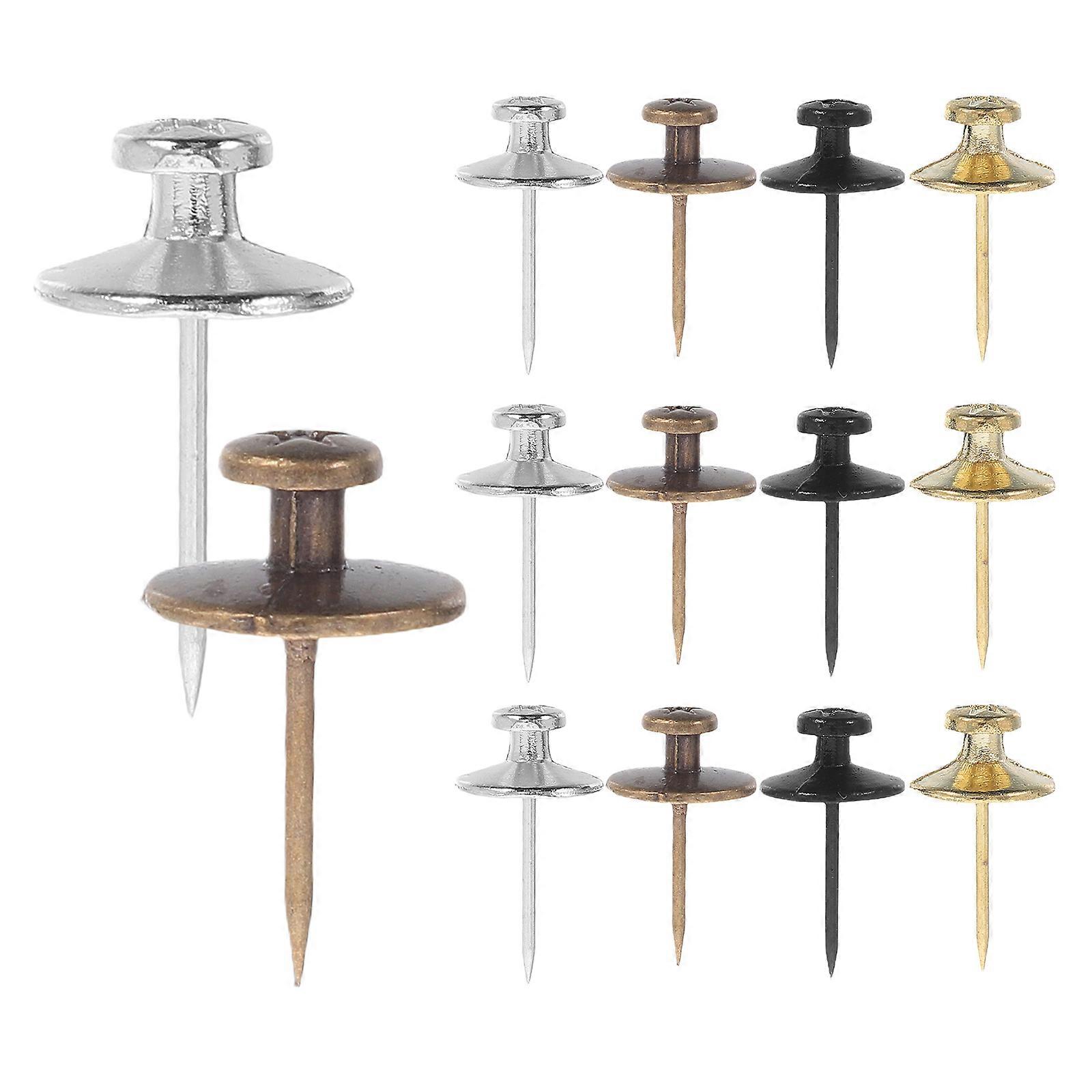 Hardware Nails Picture Hanging Zinc Alloy Double Headed Nails Space Optimization Home Workspace Organization 25Pcs