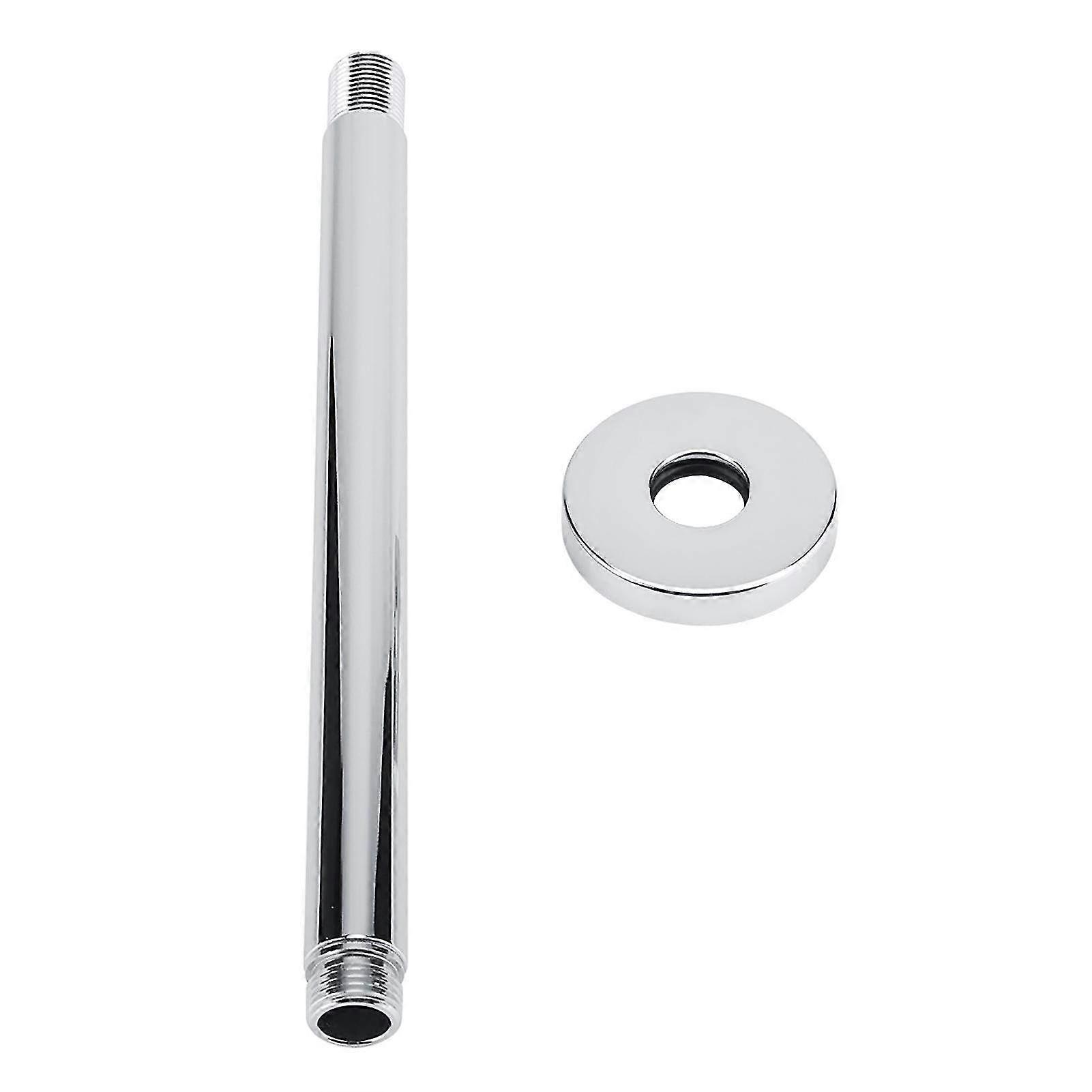 Stainless Steel Round Top Shower Arm for Wall-Mounted Ceiling Shower Head - 25cm Bathroom Fixture