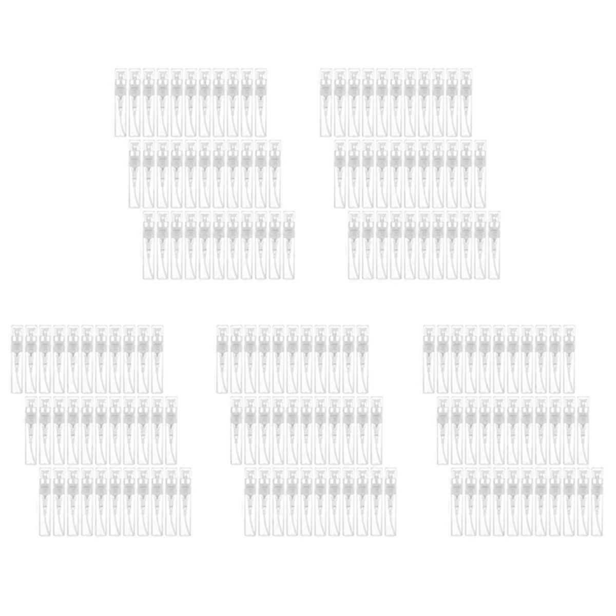 600Pcs Transparent Empty Bottles 3Ml Plastic Mini Refillable Container Empty Cosmetic Containers