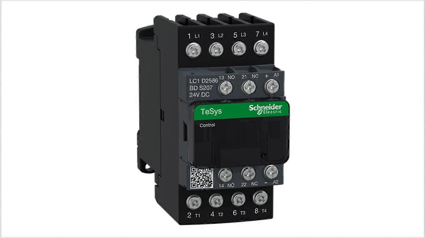 Schneider Contactor 440v Coil, 40a, 4 Pole Lc1d2586bds207