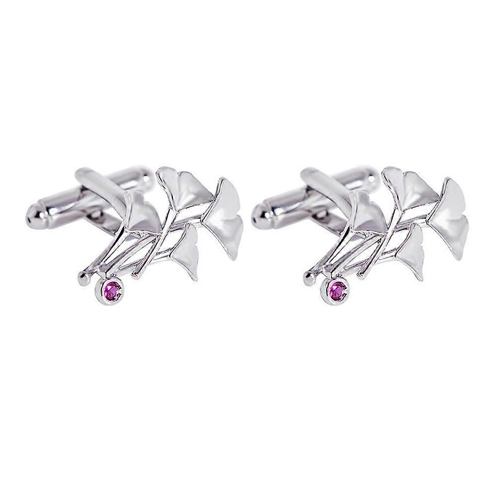 Elegant Stud Button Set for Men Silver Cuff Links Lightweight Durable Alloy 2pcs