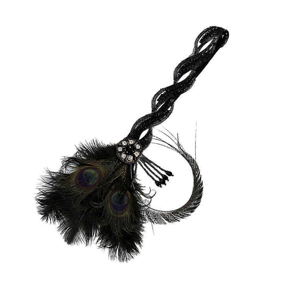 1pc Flapper Headband Unique Hair Band with Delicate Tassel for Dance Party