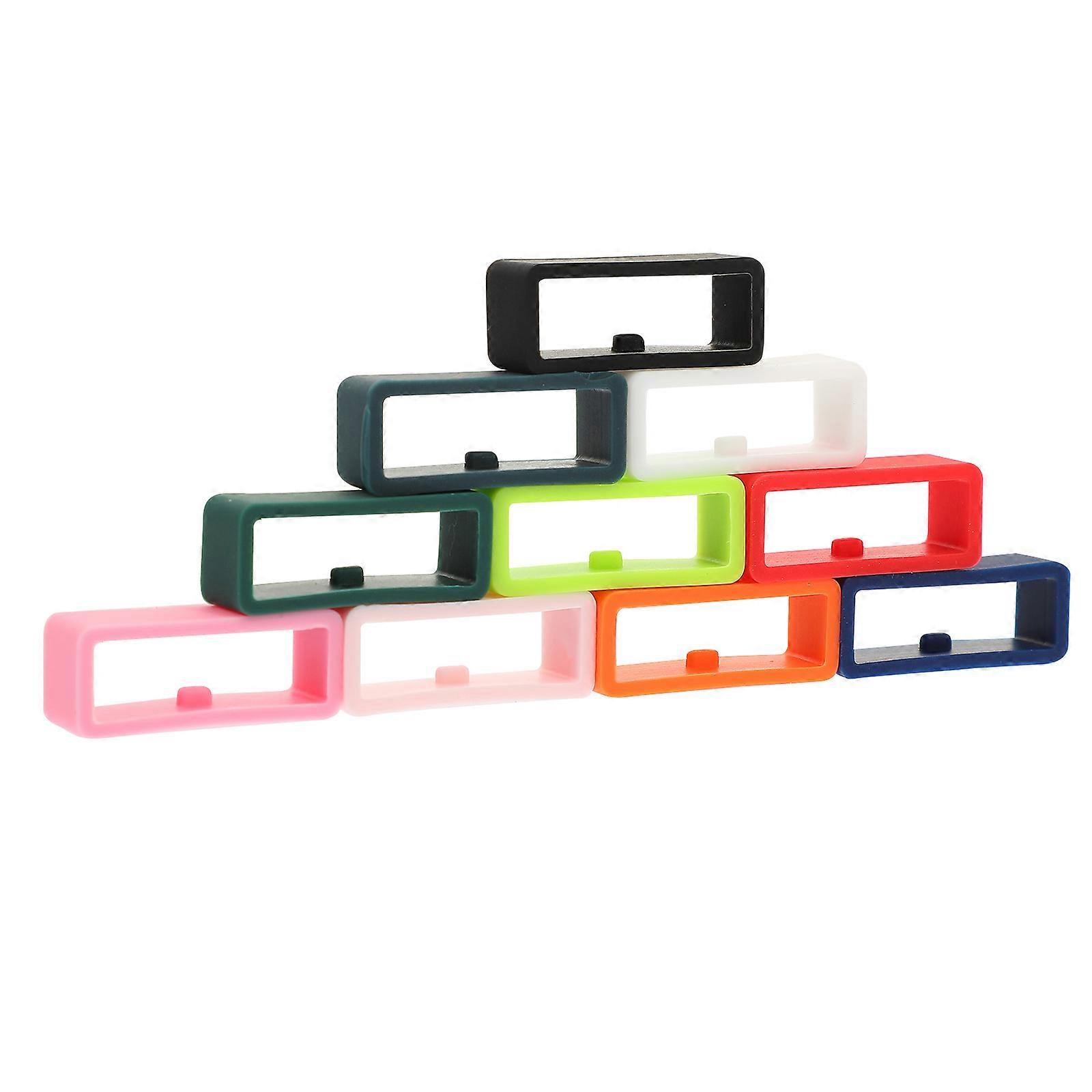 Assorted Band Loops Made of Durable Silicone for Watch Strap Keeper 25 Pieces