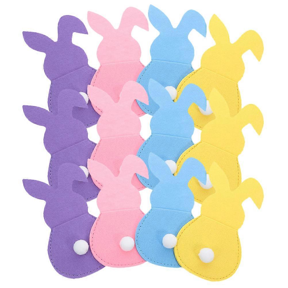 Bunny Shaped Dining Tableware Covers Perfect For Easter Celebrations And Dinner Table Decorations 16 Pcs