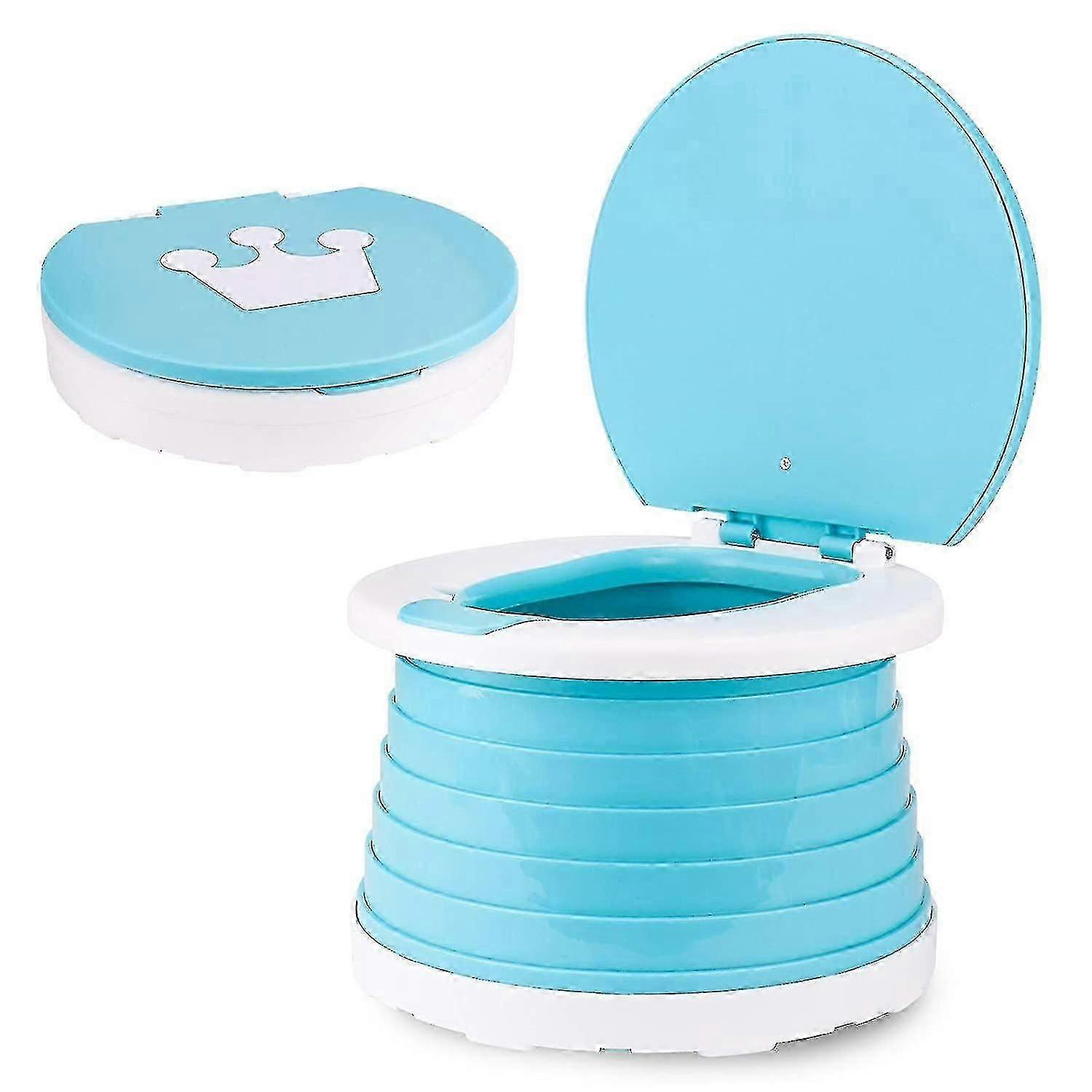 Ταξίδι Potty 2-σε-1 Potty εκπαιδευτή πτυσσόμενη τουαλέτα καθίσματος για τα παιδιά