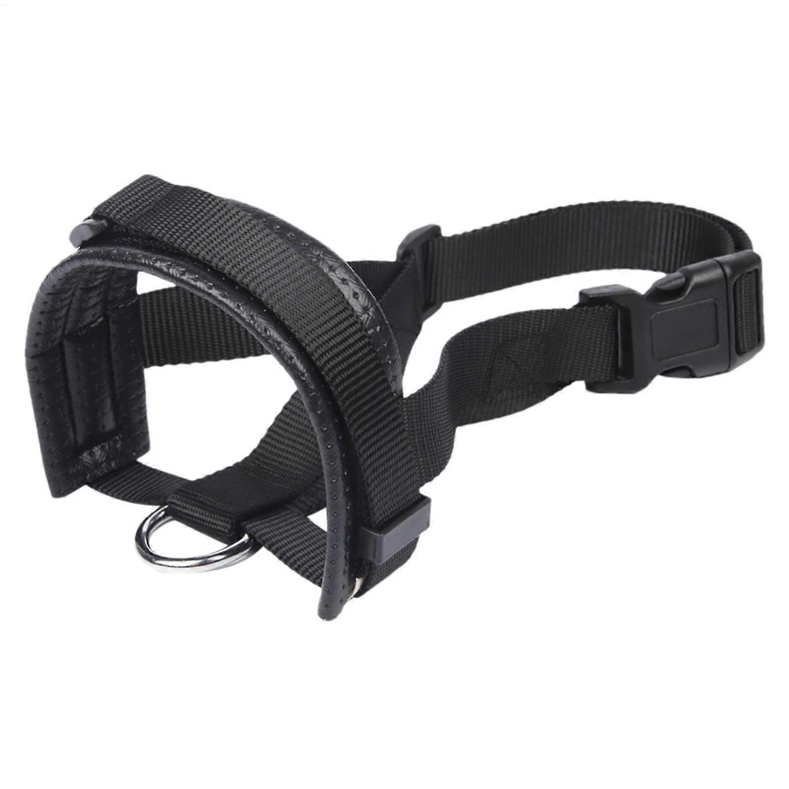 AntiBite Dog Muzzle Adjustable Soft Mouth Guard for Medium to Large Dogs