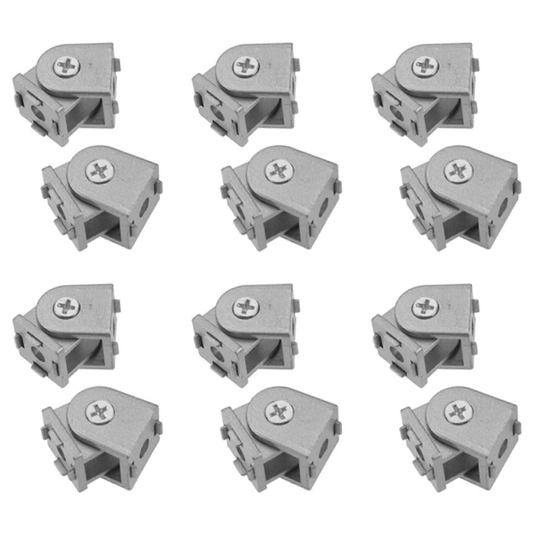 Aluminium Alloy Swivel Joint For 2020 Series Aluminium Extrusion Profile Flexible Swivel Pack Of 12