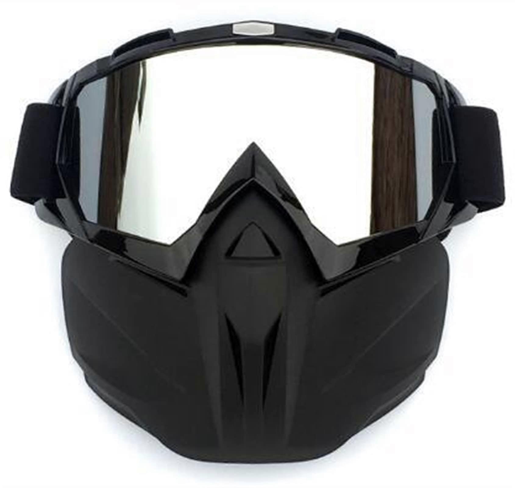 Motorcycle Goggles Windproof Open Face Retro Shark Helmet Style Color A6