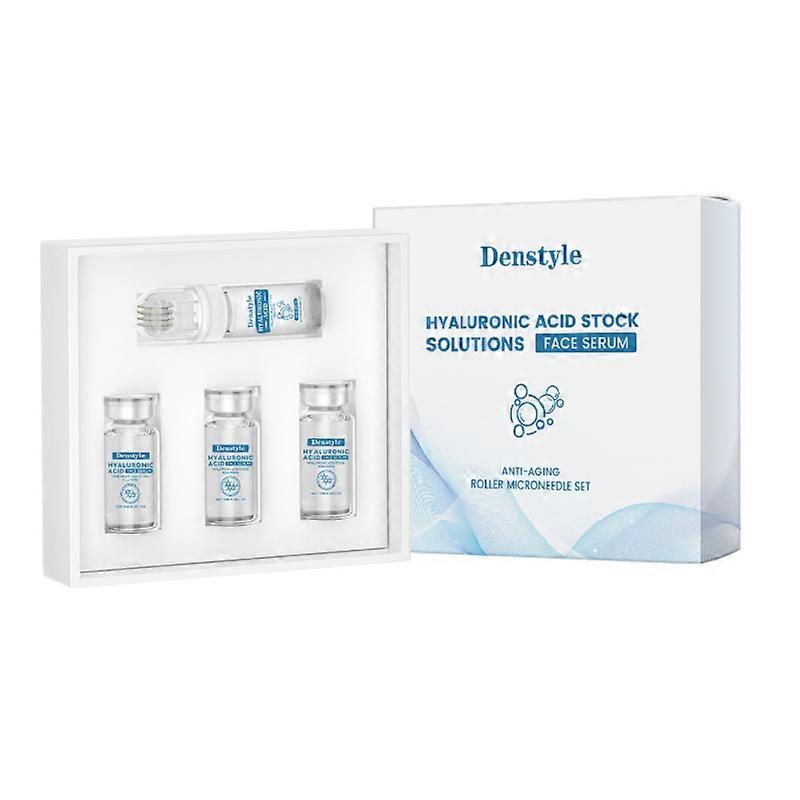 Anti-Aging Roller Microneedle Set, Skin Tightener, Microneedling Infusion System, Anti-Aging & Smooth Wrinkles Facial Serum