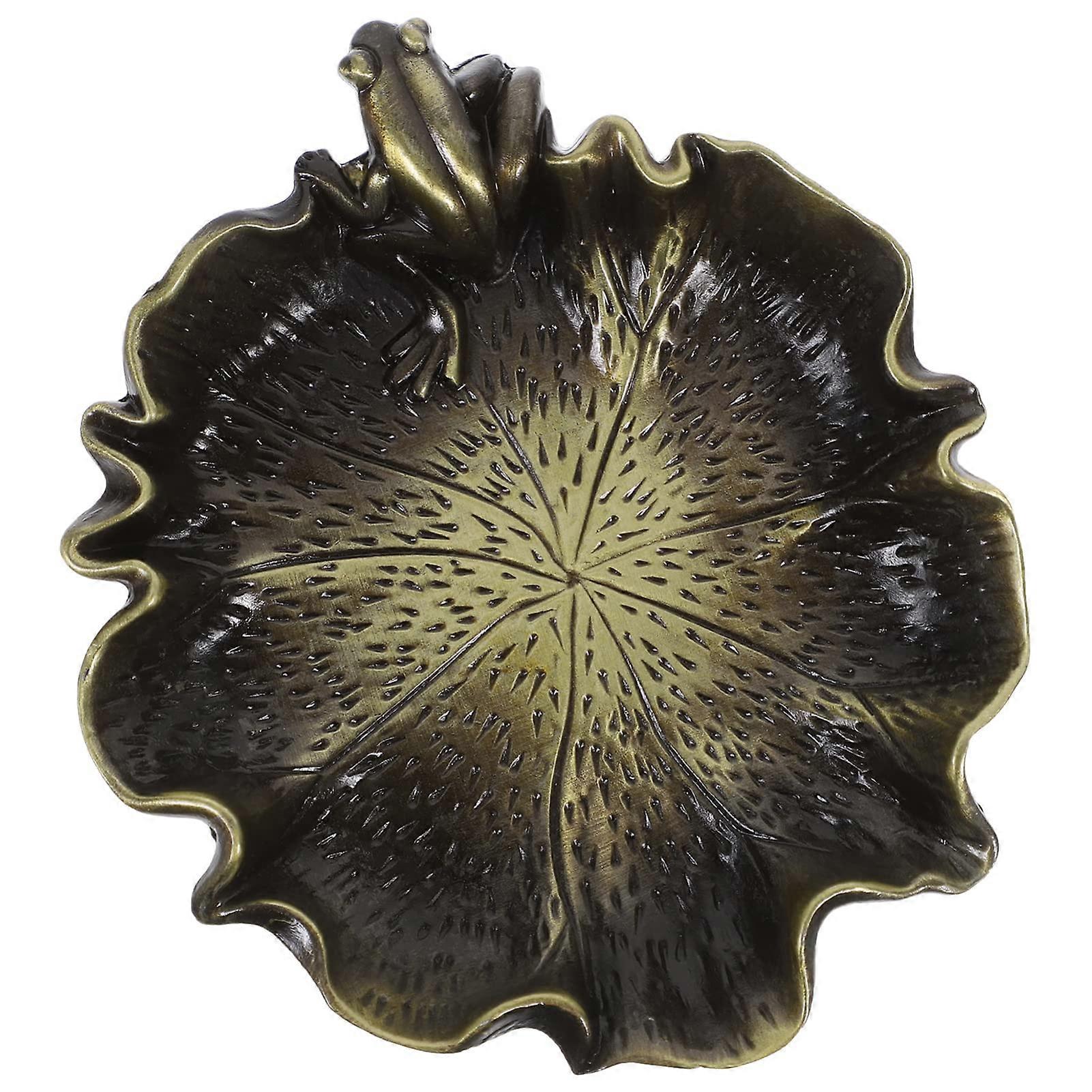 Decorative Ink Dish with Frog Design for Calligraphy - Stylish Ink Plate Tray, Practical Desk Decoration, Chinese Style