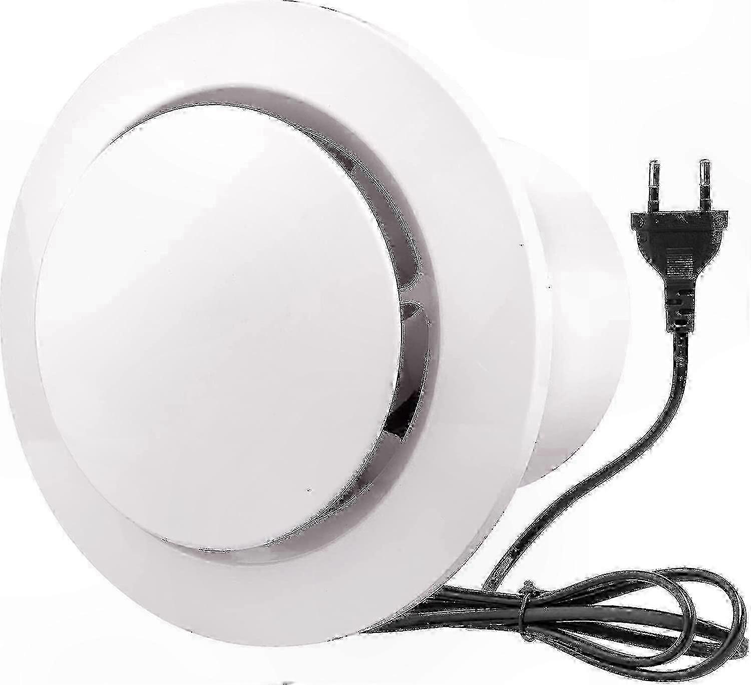 100mm High Airflow Exhaust Fan with Check Valve, 20W Energy Efficient for Bathrooms, Kitchens, Toilets, Greenhouses, Tents