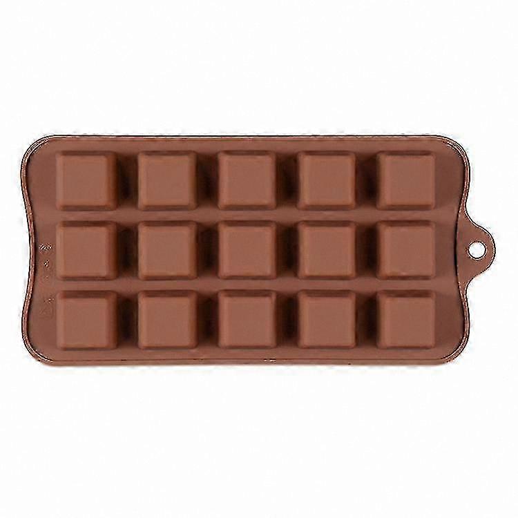 Food Grade Silicone Molds for Chocolate, Candy, Jelly, Ice Cube - Random Color Square Shape Diverse Molds