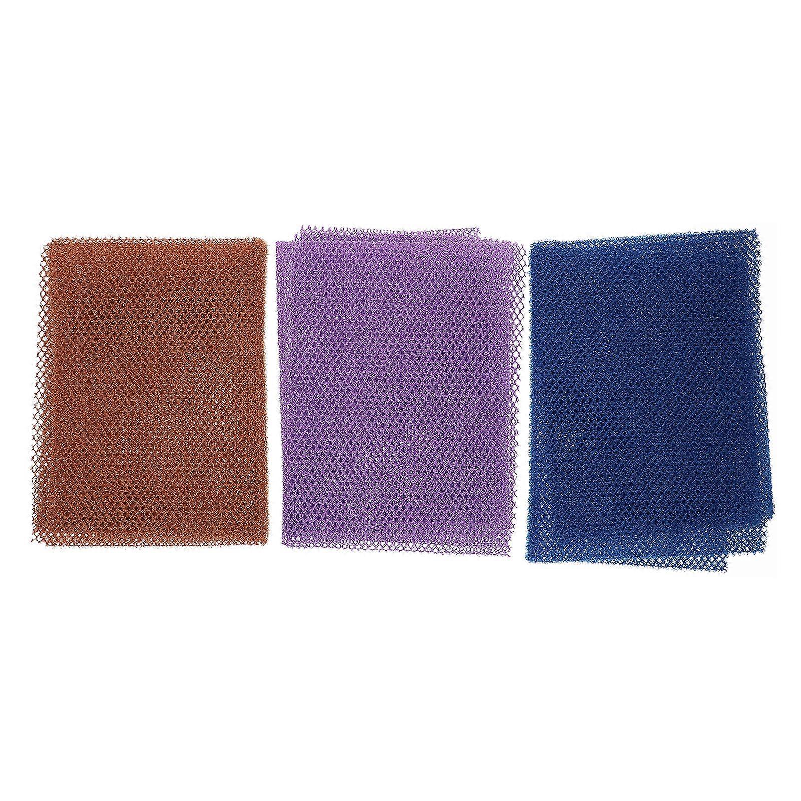 Long Bath Towel 3Pcs Shower Supplies Bathing Assorted Color For Quick Draining