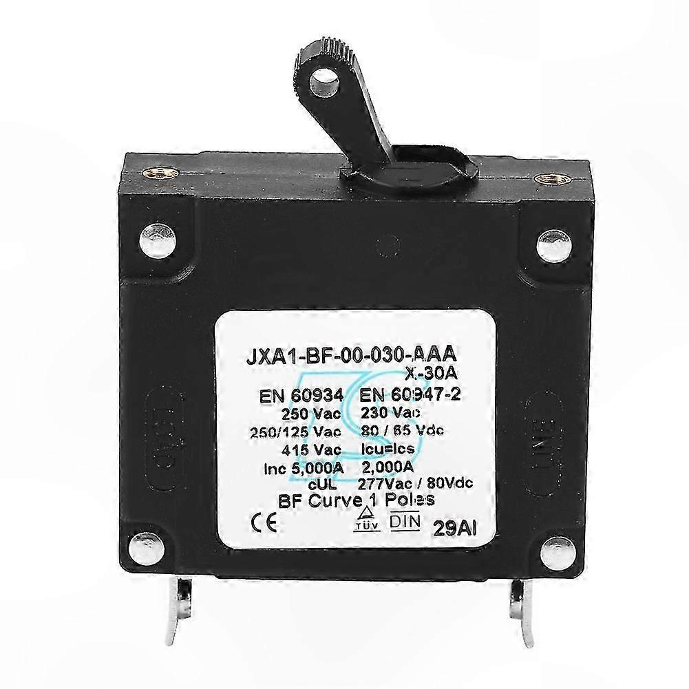 Heavy-Duty 30A Manual Toggle Switch with ON/OFF Function for Safety Circuit Control